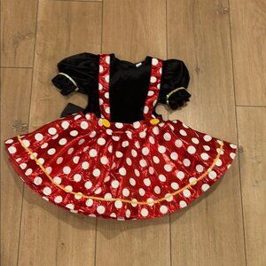 Toddler Minnie Mouse party Costume Outfit Size 3-4 years